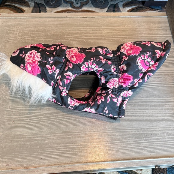 Simplydog Other - Floral Pink and Black Dog Coat